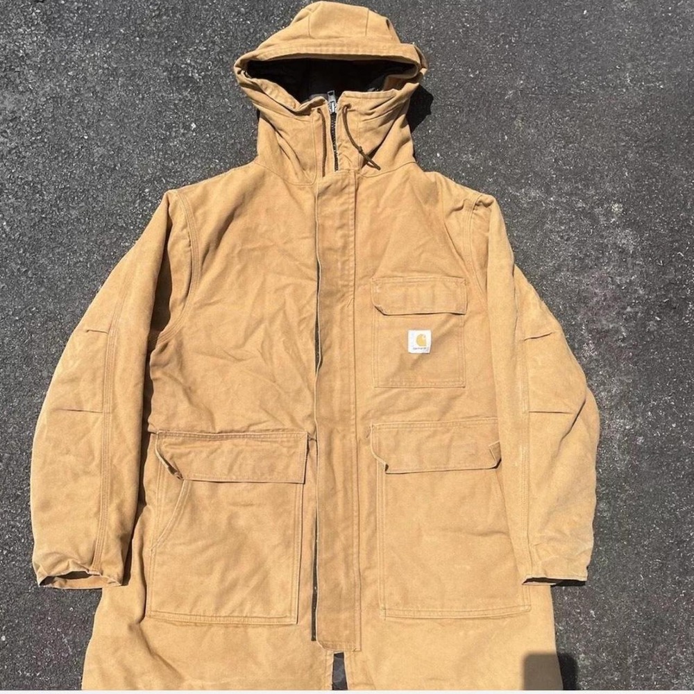 1990s Carhartt Anorak insulated Parka SIZE XL - 2XL